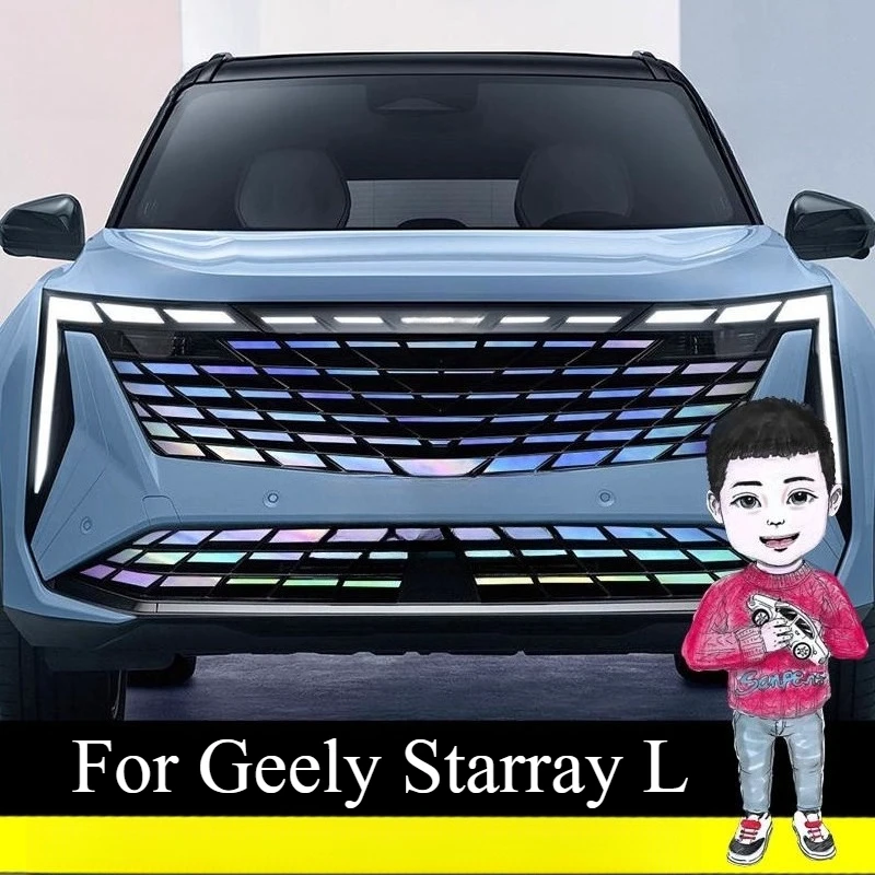 

Для Geely Starray L 2023-2024 Zhongwang Gypsy Star наклейка с логотипом, цвет тела, декоративная модификация, меняющая цвет пленка