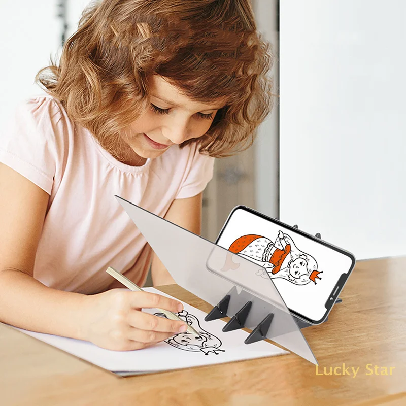 Projection Drawing Copy Board Projector Painting Tracing Board Sketch Specular Reflection Dimming Bracket Optical Drawing Board