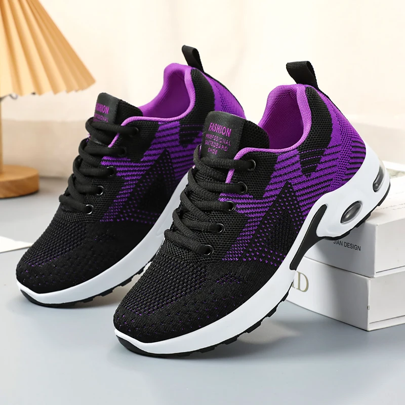 New Fashion 2024 Women Running Breathable Casual Mesh Shoes Outdoor Sports Shoes Casual Ladies Sneakers Zapatillas De Hombre