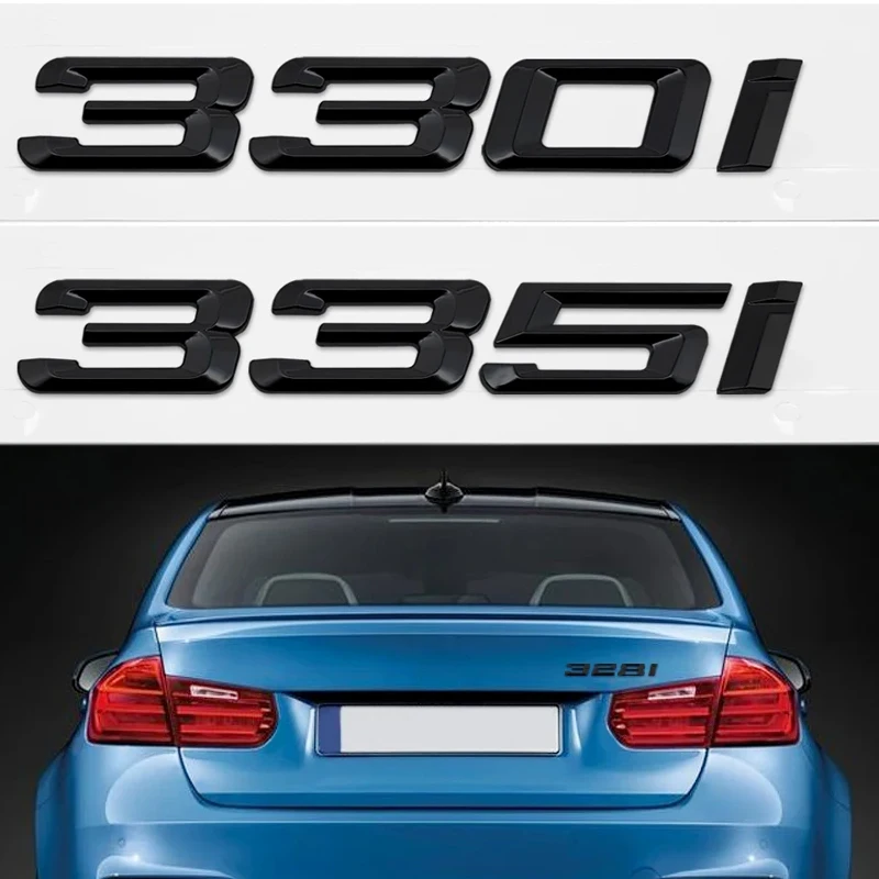 

DIY Sticker For BMW G20 G21 G28 F30 F31 F34 F35 E90 DIY Sticker Rear Trunk Badge Plastic Decal 3 Series 328i 330i 335i 340i