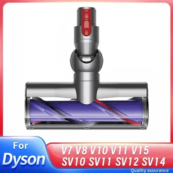 ไฟฟ้าโดยตรง Dirve หัวสูญญากาศสําหรับ Dyson V7 V8 V10 V11 V15 พื้นไม้เนื้อแข็งสิ่งที่แนบมา Bristle Roller แปรงอะไหล่