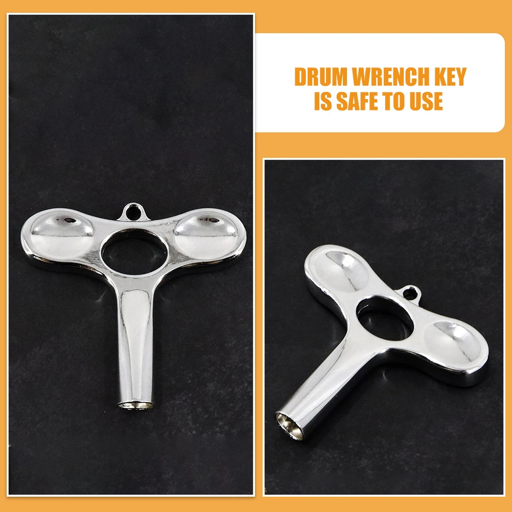 

Universal Drum Tuning Key Metal Drum Wrench Snare Accessories Lightweight Durable Tool For Drummers Beginners Easy Assembly Gift