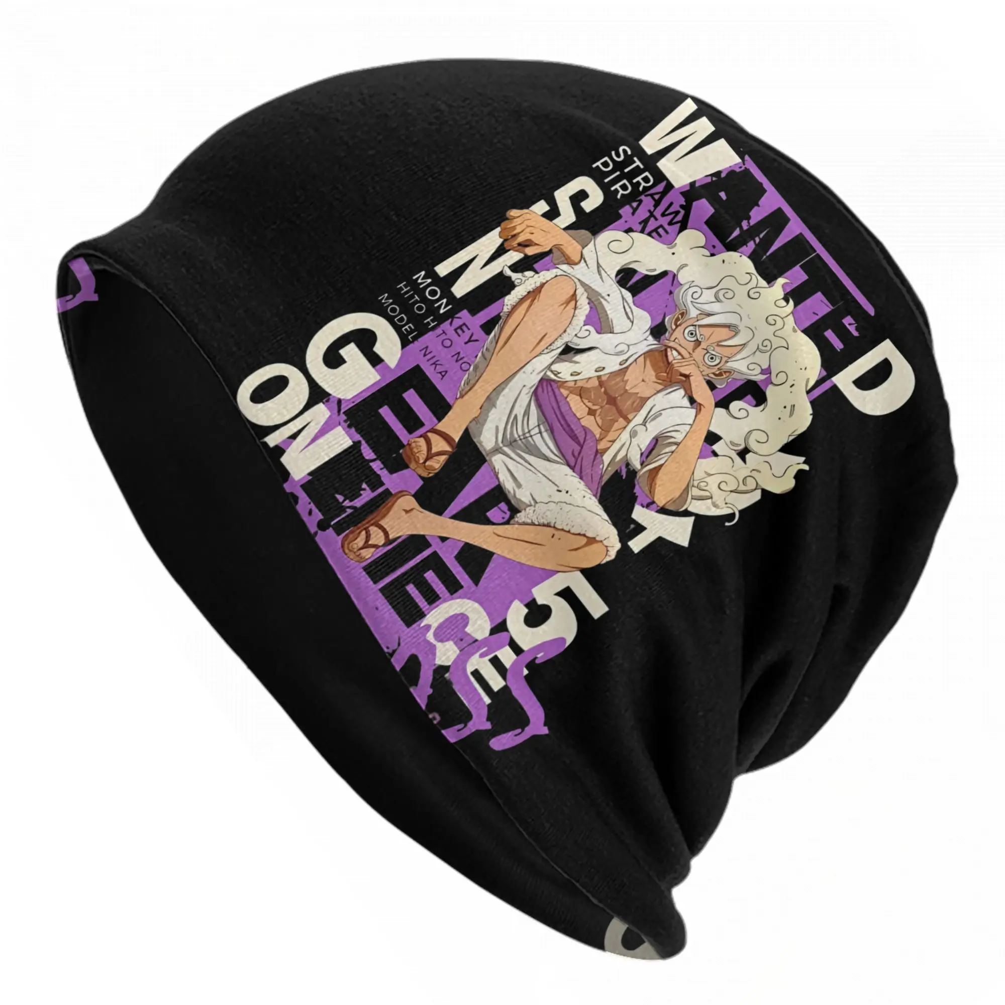 One Piece Bonnet Hats Hip Hop Outdoor Gear Monkey D Luffy Manga Skullies Beanies Hats Men's Women's Warm Dual-use Cap
