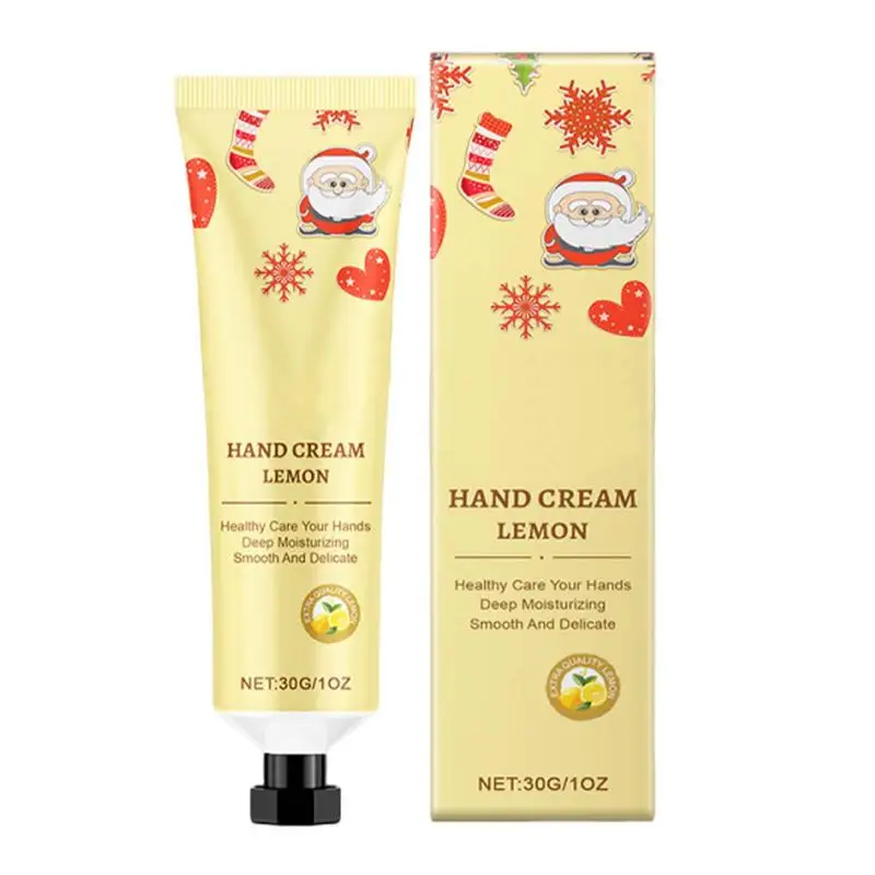 Lemon Hand Cream  Hydrating Nourishing Lemon Dry Hand Cream  for Dry Cracked Hands Women Girls Hand Moisturizer