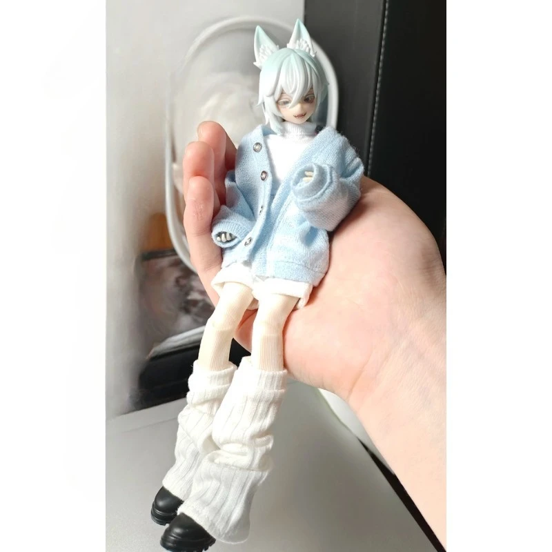 Модель шерстяного кардигана/пальто в масштабе 1/12, 1/8 для BJD, Zack, Azone, ASi, 2/3, P9, аксессуары для декора фигурок