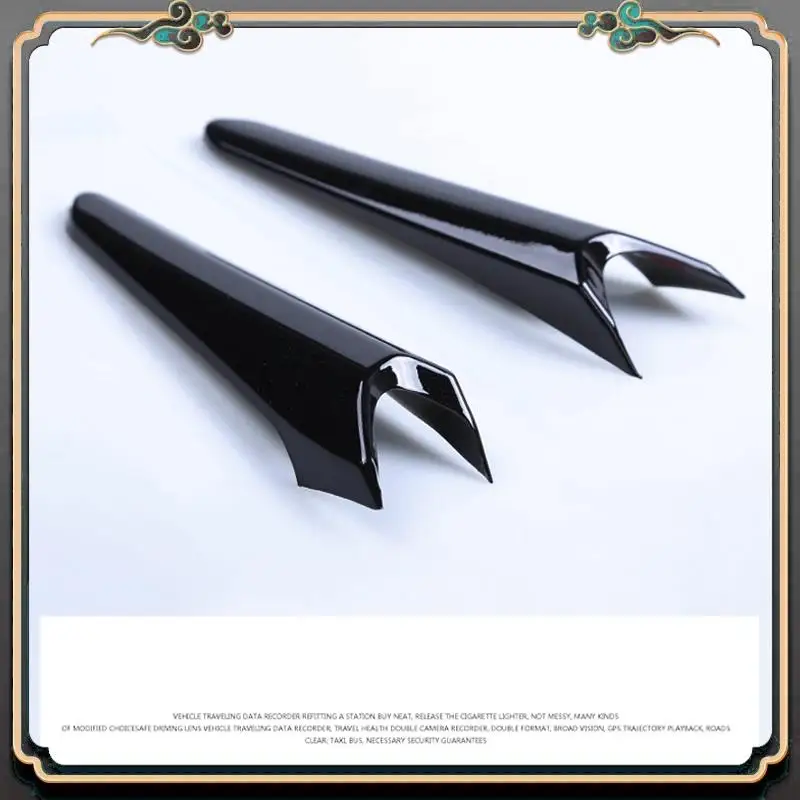 For Mazda 3 Axela 2017 Front Fog Light Eyebrow Cover Trim Sticker Daytime Running Light Decoration Covers