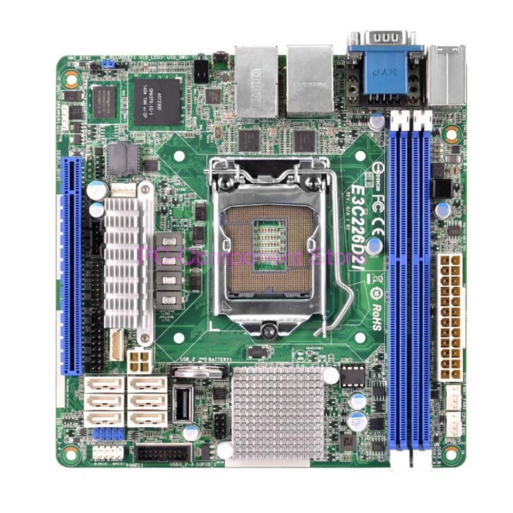 

E3C226D2I For Asrock Server Motherboard LGA1150 V3 V4 DDR3 1600/1333 ECC