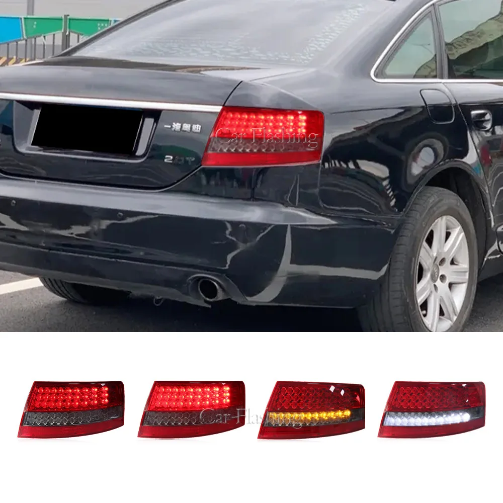 

Подходит для 05-08 A6L задний фонарь, светодиодная направляющая, модифицированная корпус заднего фонаря A6 в сборе