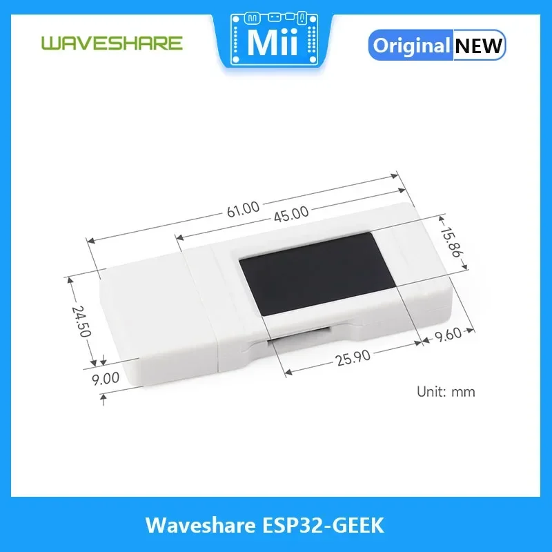 Scheda Waveshare ESP32-GEEK basata sul chip controller ESP32-S3R2 con LCD a colori 65K da 1,14 pollici, supporta WiFi