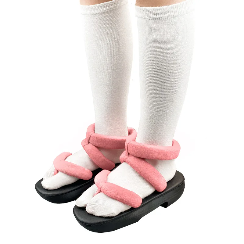 

Anime Game Shoes Cosplay Boots Geta PVC