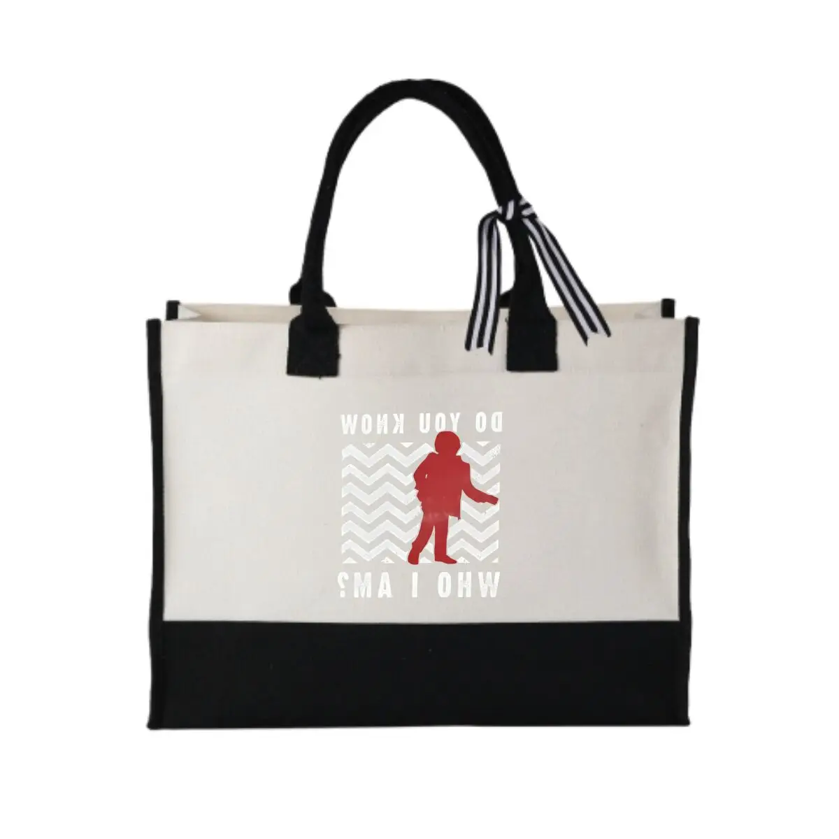 

ilhouette Dance Art Graphic Shoulder Shopping Casual Beach Bag Large Capacity Handbag