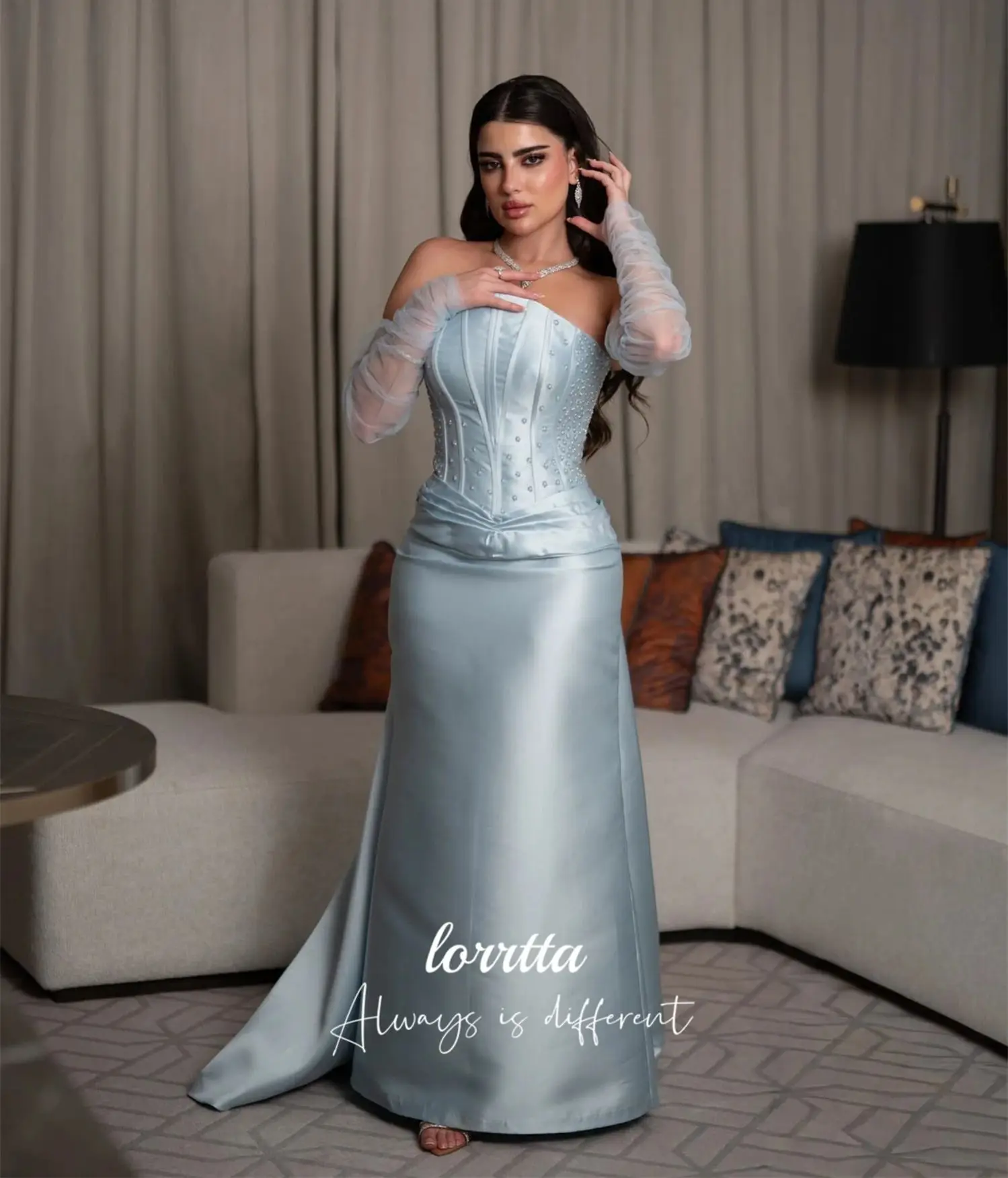 Loretta Maßgeschneidertes Ballkleid, Geburtstagskleid, Damen, sexy Hochzeitsgastkleider, edle Meerjungfrau-Sommerkleider, elegantes Partykleid