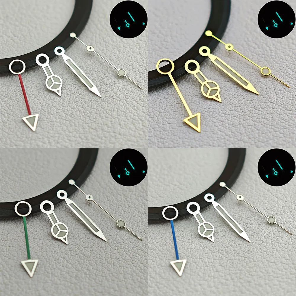 قرص NH35 مقاس 28.5 ملم لتعديل ساعة تقويمية واحدة بتوقيت جرينتش متوافق مع حركة NH34/NH35 شعار قابل للتخصيص يد ساعة GMT