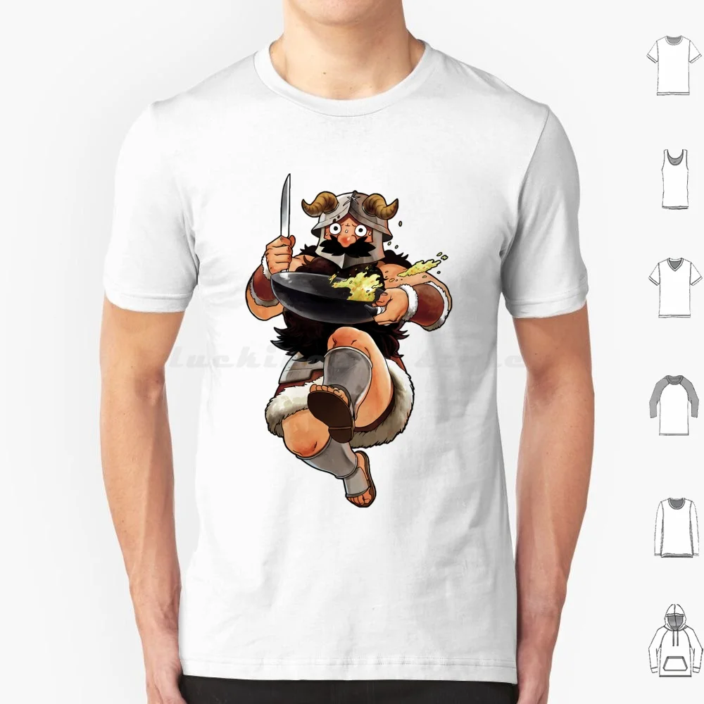 

Футболка Meshi Senshi, большой размер, 100% хлопок, Meshi Delicious In Anime Manga Meshi Manga Meshi Anime Itzusumi Catgirl Marcille