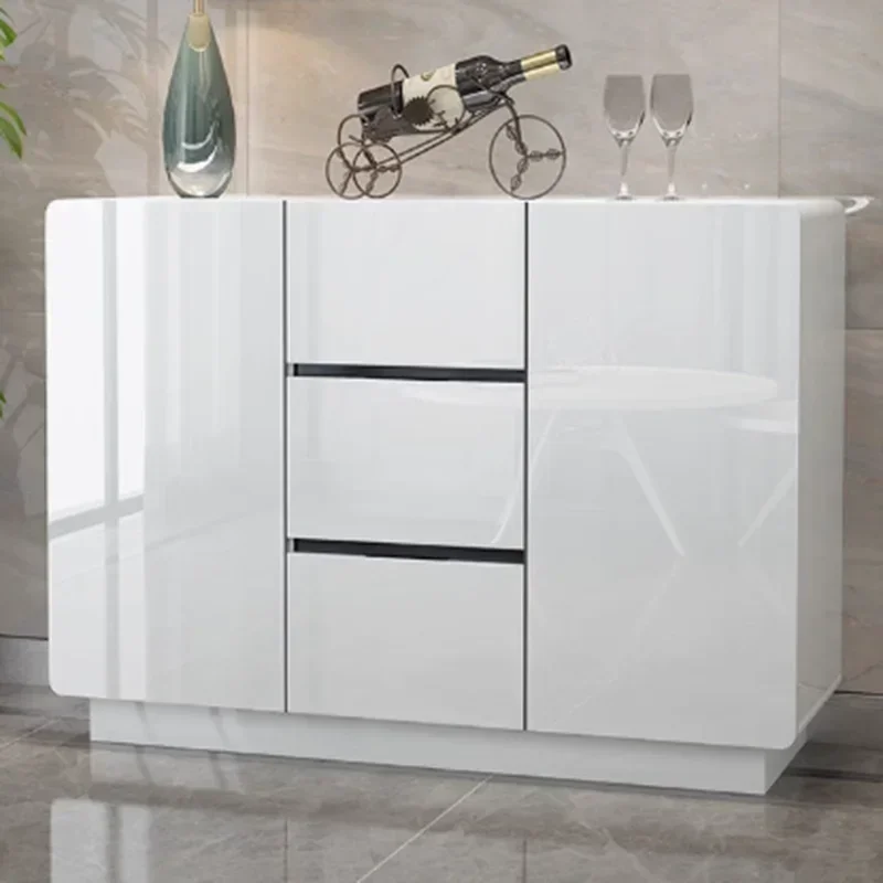 

Custom Design White Cabinet Wood Luxury Drawers Shelves Storage Kitchen Cabinet Closet Nordic Full Meuble Cuisine Furniture