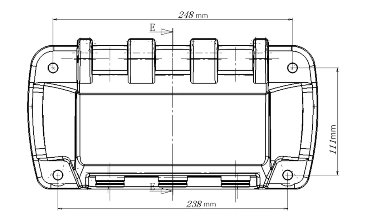 Front Panel Spare Parts Black Valve Block For YKF Ice Cream Makers Soft Serve Machines With Handles And2 Short + 2 Long 4 Screws