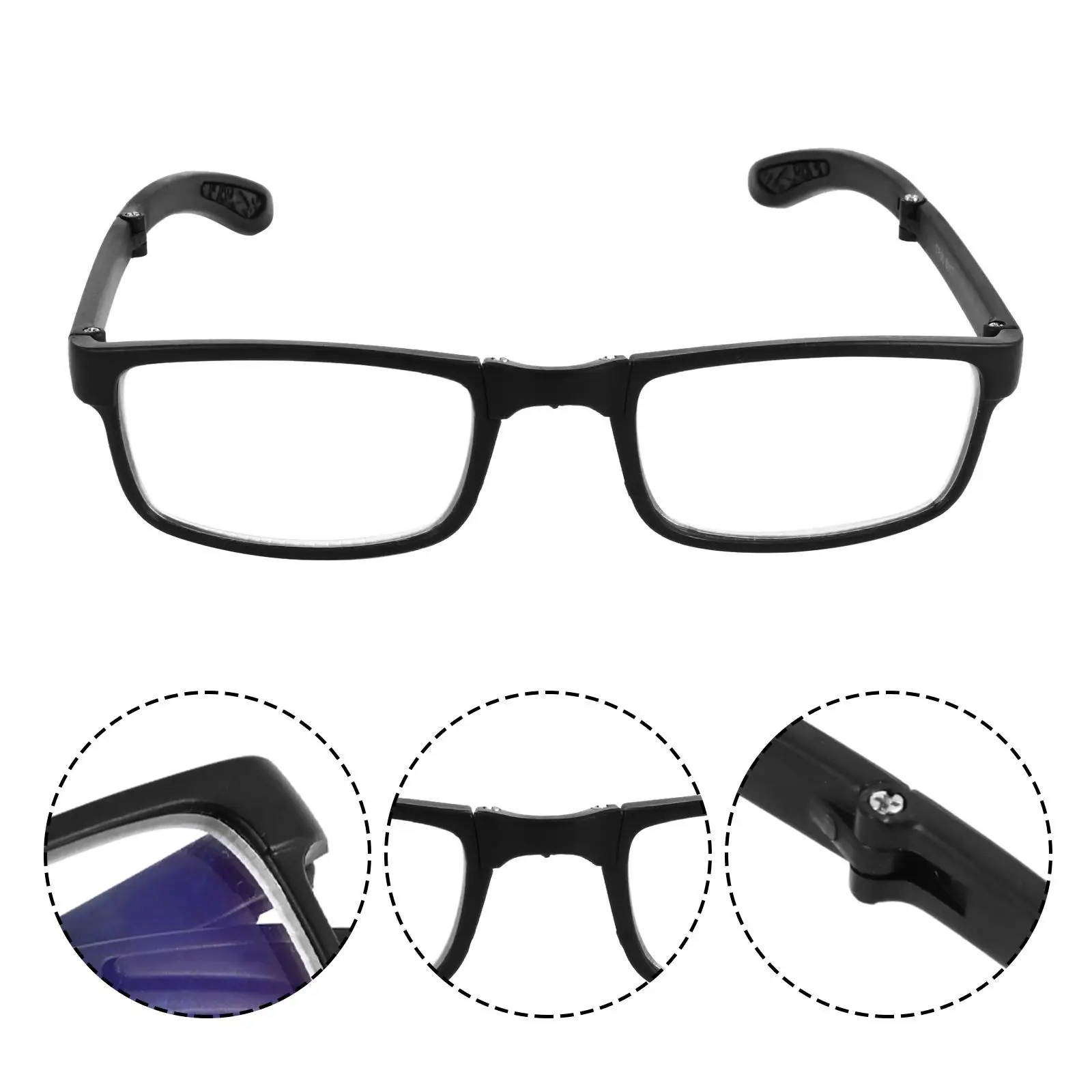 

Reading Glasses Eyeglasses Glare Myopia Folding Foldable Resin Lenses for Men and Women