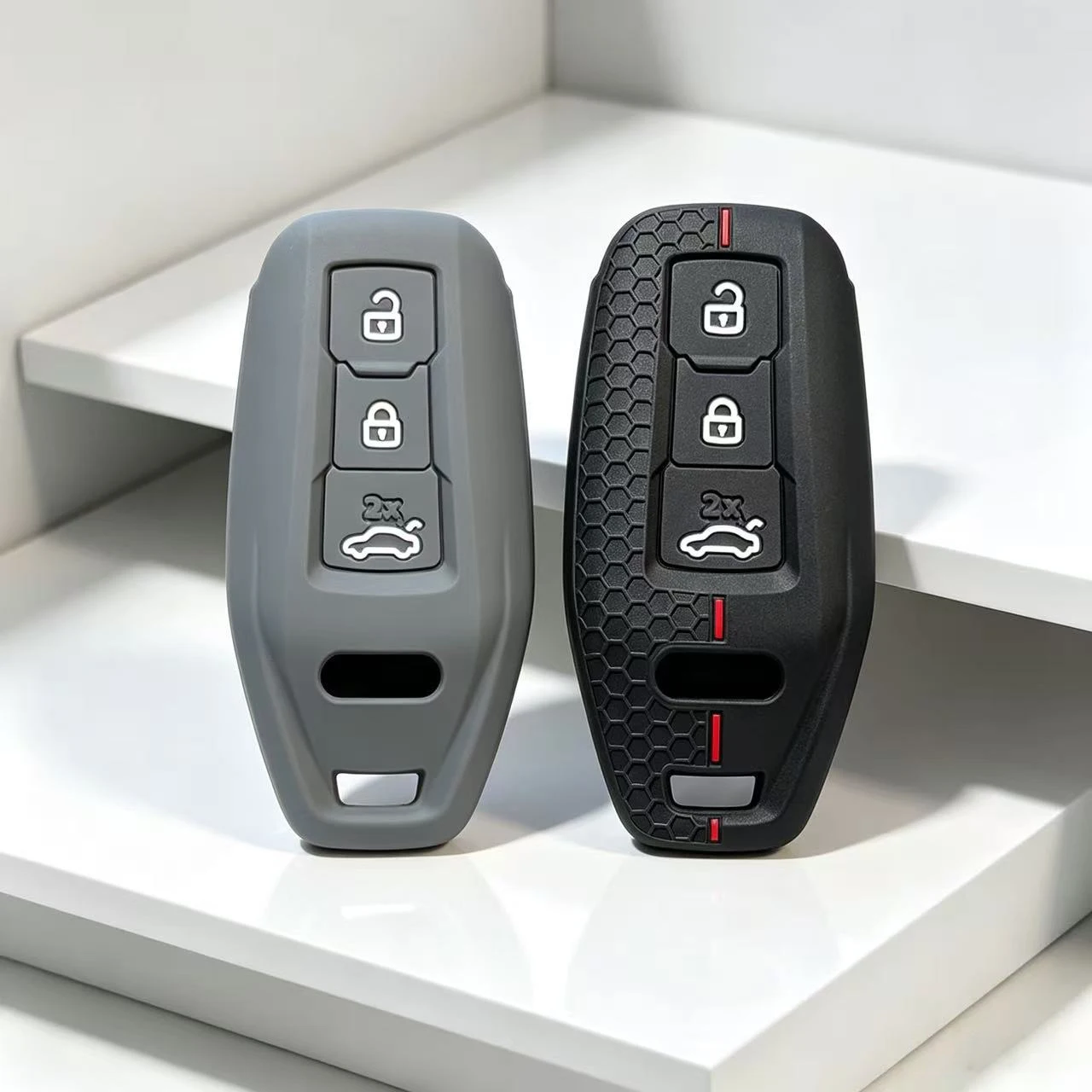 For Audi A5L Q6L E-tron A5 2025 Q5 Q6 A6 2025 2026 A6L A3 Silicone Car Key Cover Case Keychain Holder Wallet Fob Accessories
