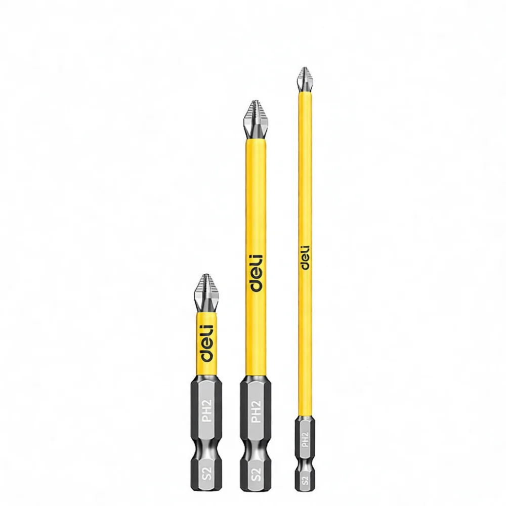 Heavy Duty Magnetic Phillips Screwdriver Bits Anti Slip Cross Head For Electric Impact Drill Accessory Durable Repair Tool