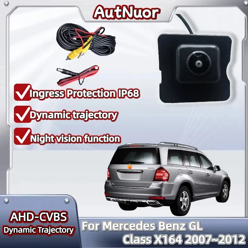 HD Fisheye Reverse Camera For Mercedes Benz GL Class X164 2007~2012 Night Vision Rear View Backup Parking Camera CCD