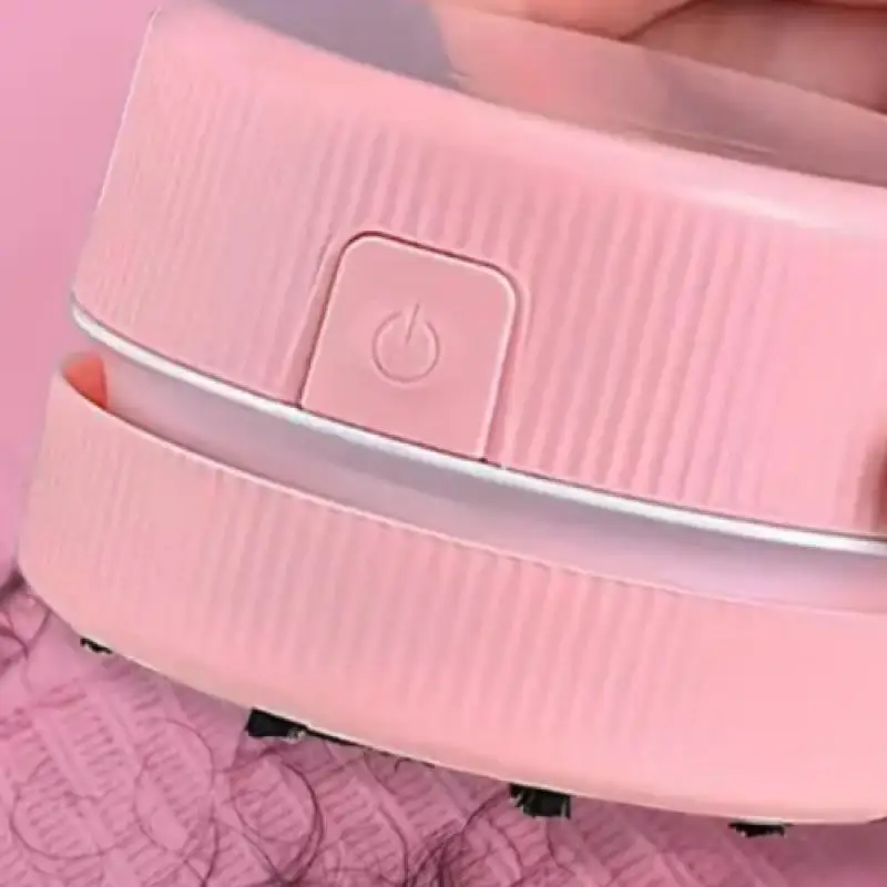 

Mini Vacuum Cleaner for Keyboard & Car - Compact, Round, Pink/Blue, Durable, Perfect for Tight Spaces & Office Use.