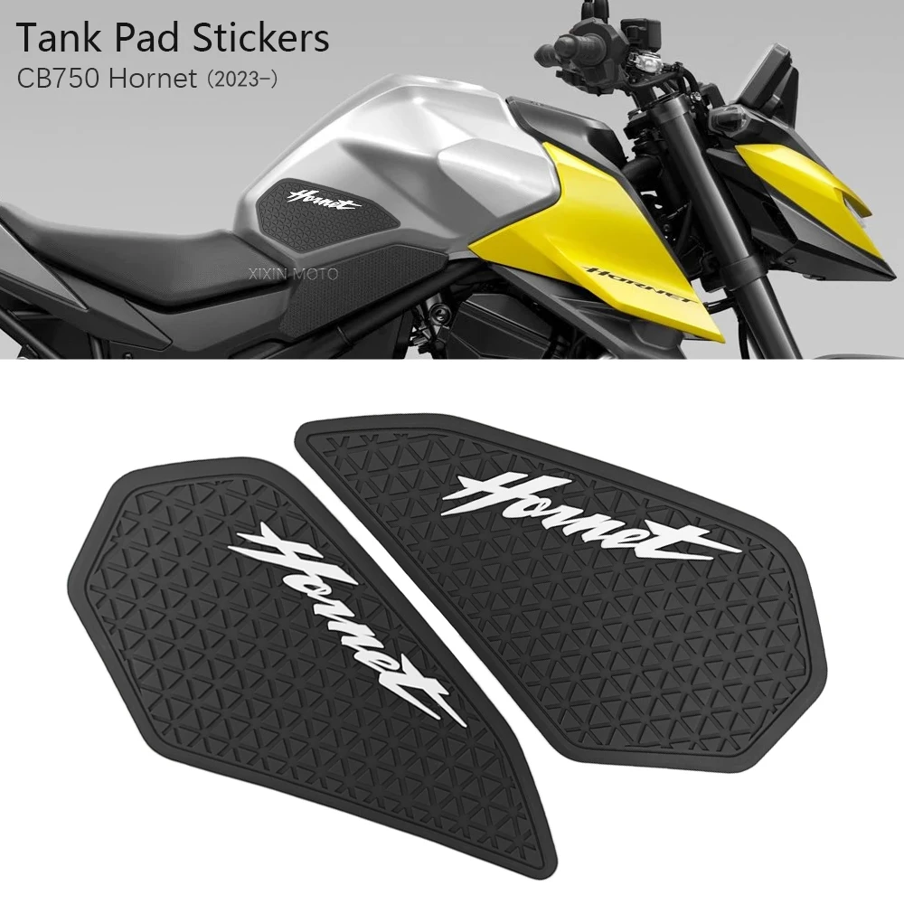 

Для мотоцикла Honda CB750 Hornet CB 750 2023 2024 2025 2026: Нескользящие боковые наклейки на топливный бак, водонепроницаемые резиновые накладки-стикеры