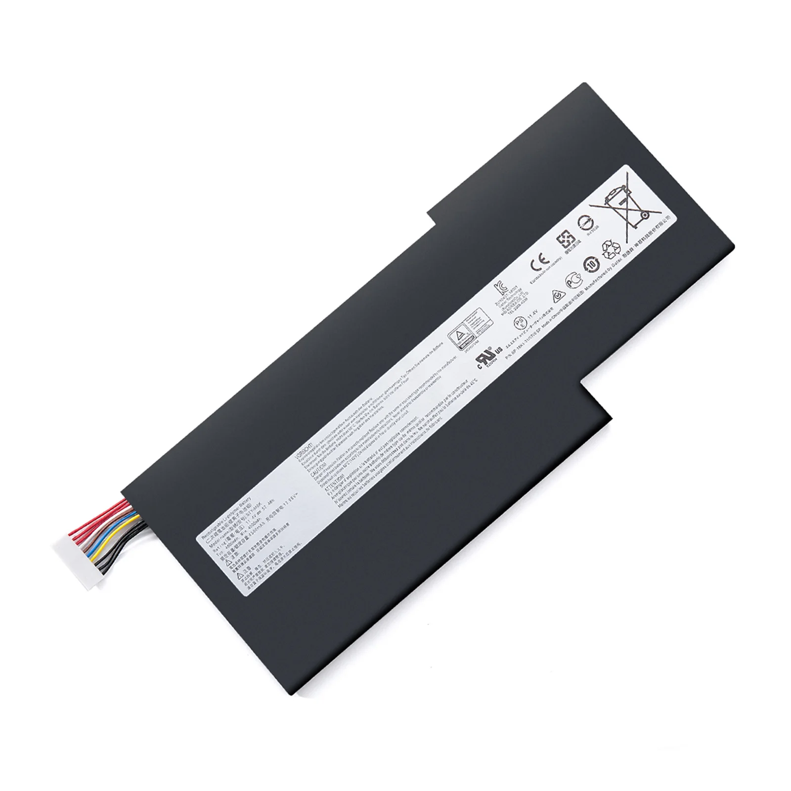 BVBH BTY-M6K batterie d'ordinateur portable pour gelée MS-17B4 MS-16K3 GF63 mince 8RD 8RC GF75 mince 3RD 8RC 9SC GF65 mince 9SE/SX mince 10SDR