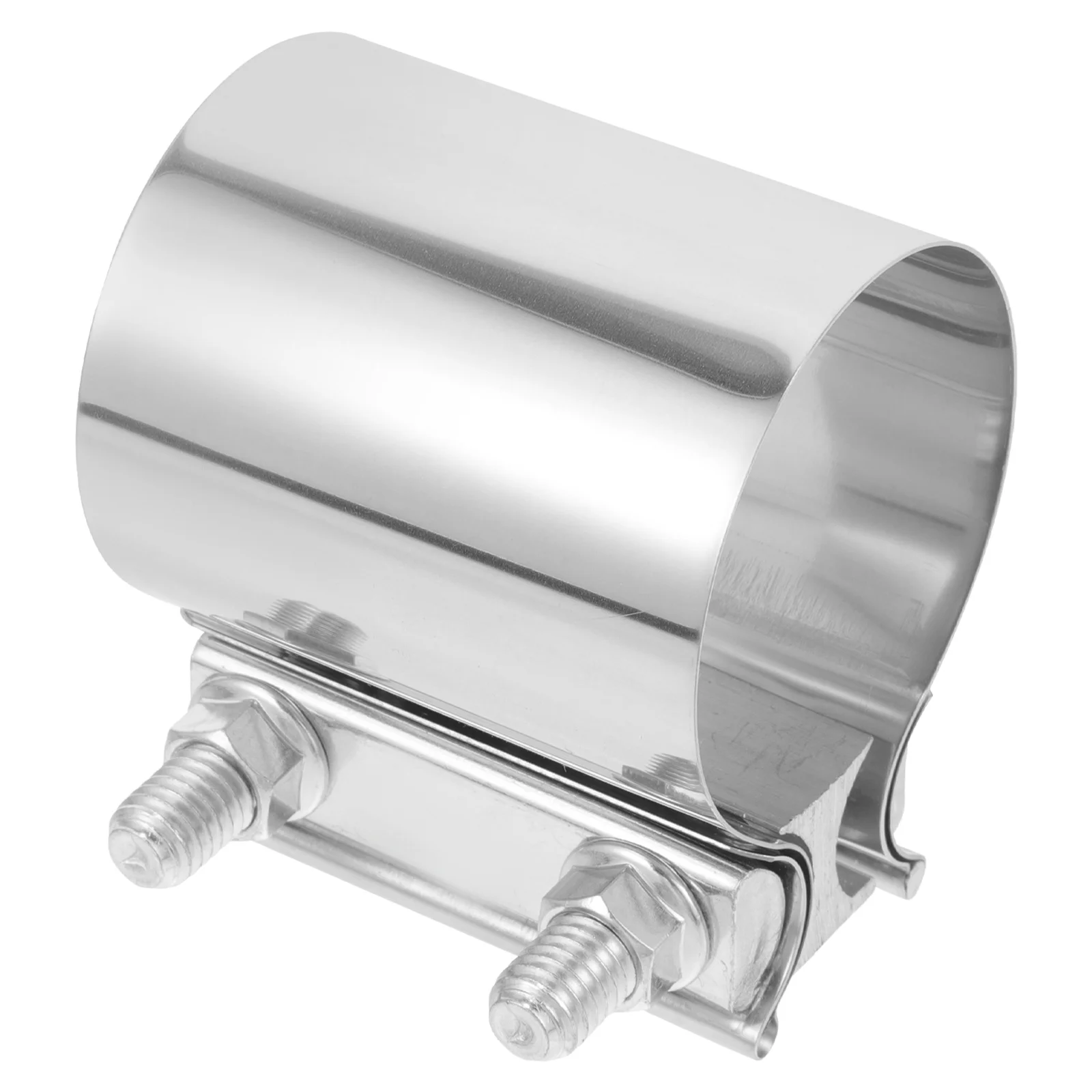 

Stainless Steel 2.5 Inch Exhaust Clamp for Car Modification Strong Fastening Force Long Lifespan Universal Compatibility Repair