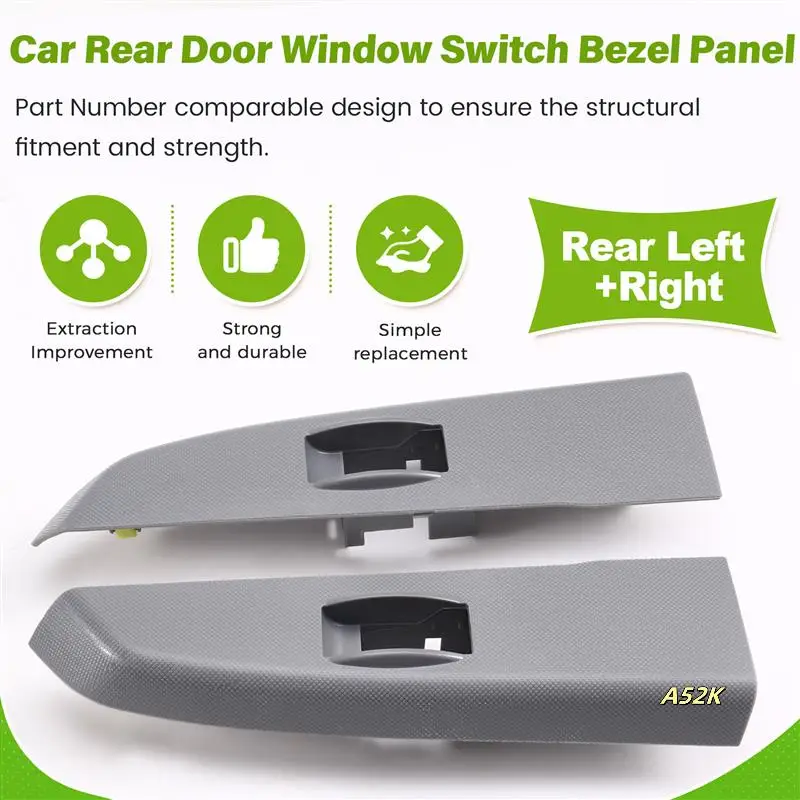 

Car Electric Window Control Panel Switch Rear Door Handle Cover Car Window Switch Regulator Panel Door Armrest Upper Panel