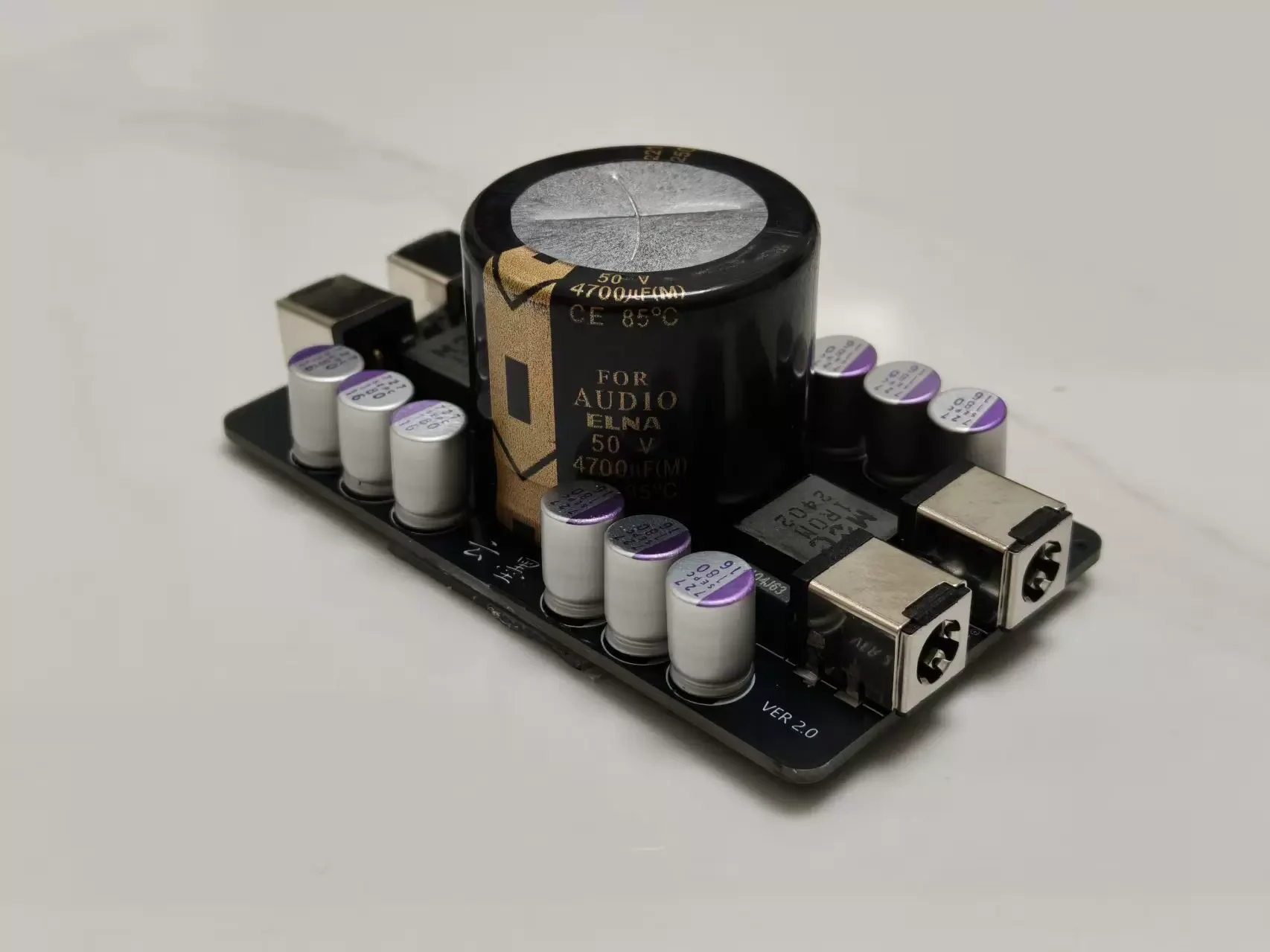 

Upgraded CNC Case 5V-48V 20A Suitable for Decode Raspberry Pi Digital Broadcast Amplifier