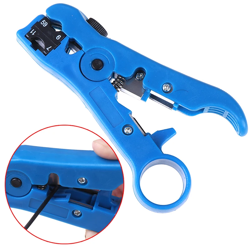 Coaxial cable wire cutter stripping tool cat 5 rg 59/6 rg 7/11 stripper tool