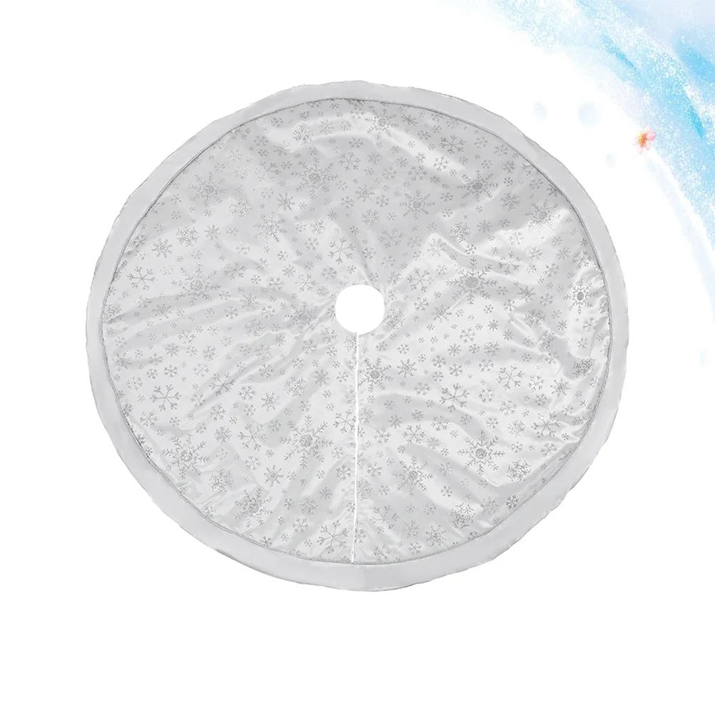 

Cheistmas Tree Skirt Festive Base Cover Holiday Polyester Artificial Small Skirts Elegant Outdoor Christmas Decorations