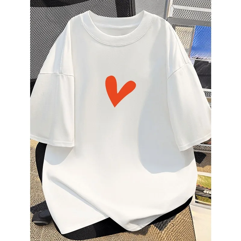 Plus 180G pure fashion multifunctional round neck short sleeved T-shirt Mother's Day gift