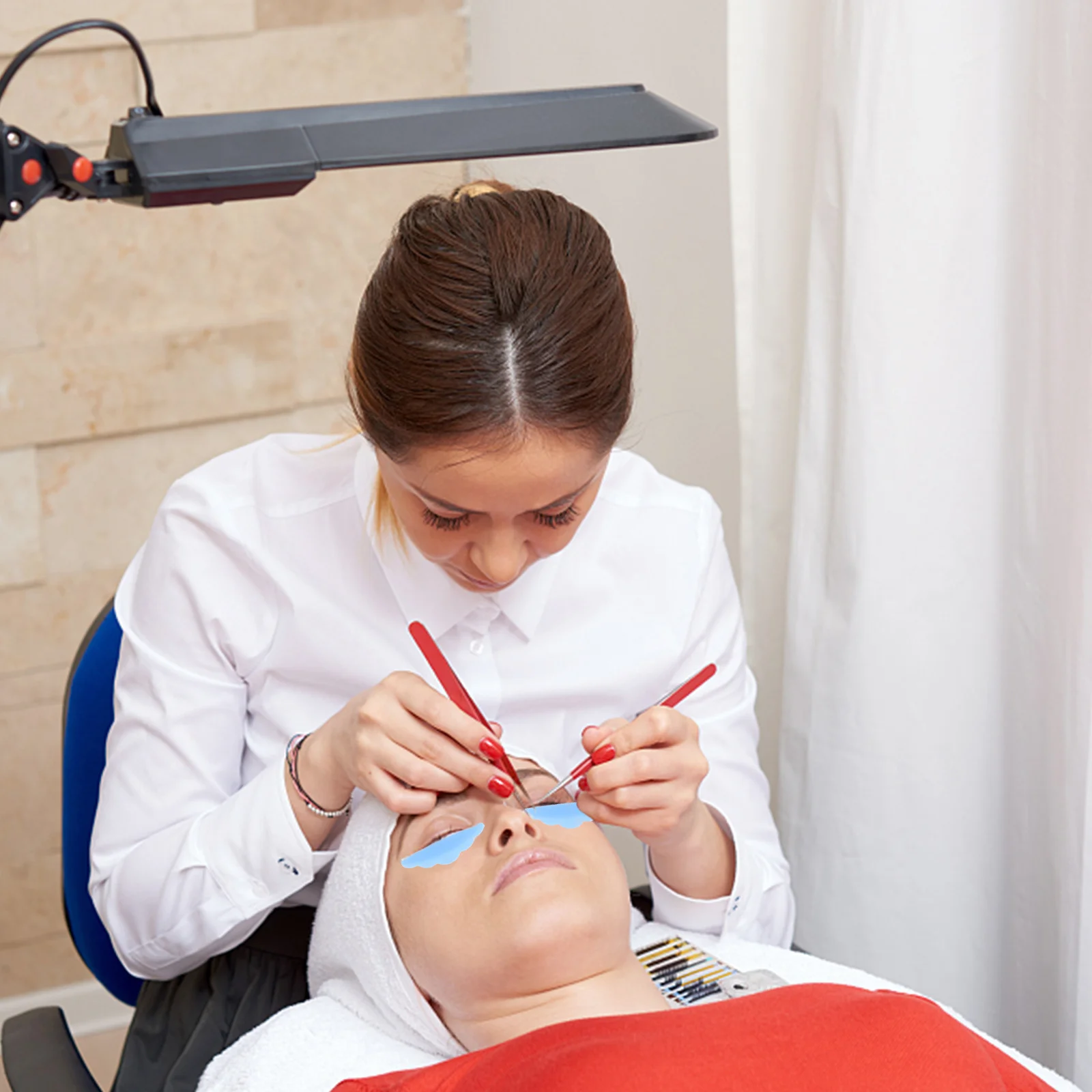 

10Pairs Eyelash Perm Gaskets Easy Operate Lift Thicken Eyelashes Look Bigger Beautiful Eyes Eyelash Grafting Gasket