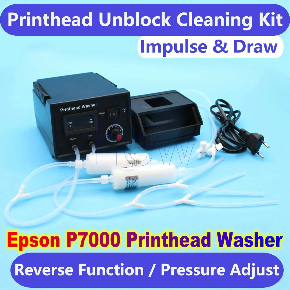 

Surecolor P7000 Printer Head Cleaning Wash Machine Washer Kit Repair Clogged For Epson Printhead SC P7000 L805 L800 L18050 L1800