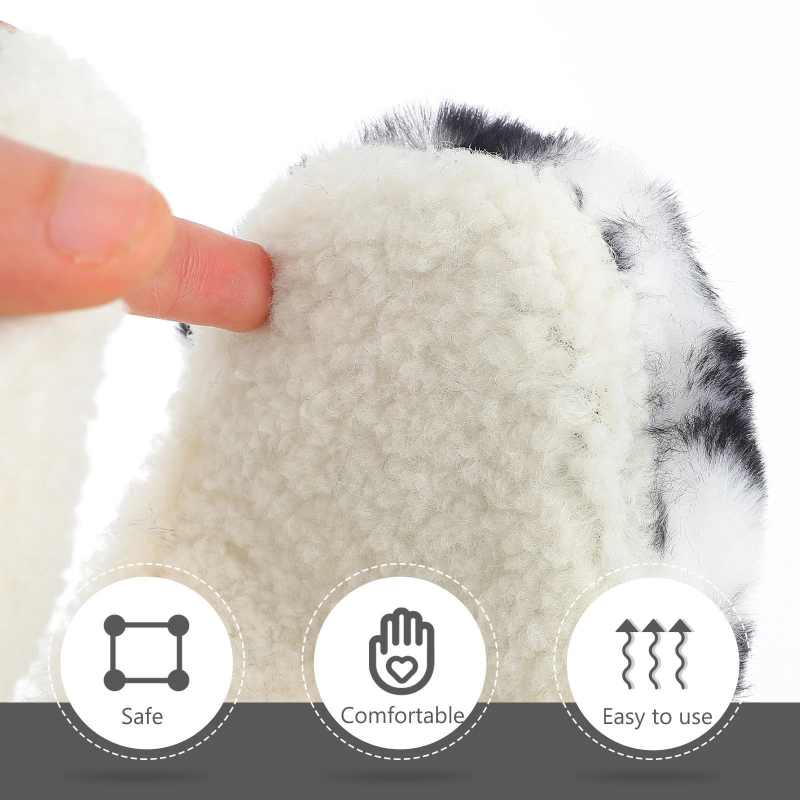 1 قطعة غطاء للأذنين دافئ للقطط غطاء شتوي مرن لتدفئة القطط للنساء واقي أذن أنيق ناعم يسمح بمرور الهواء #2