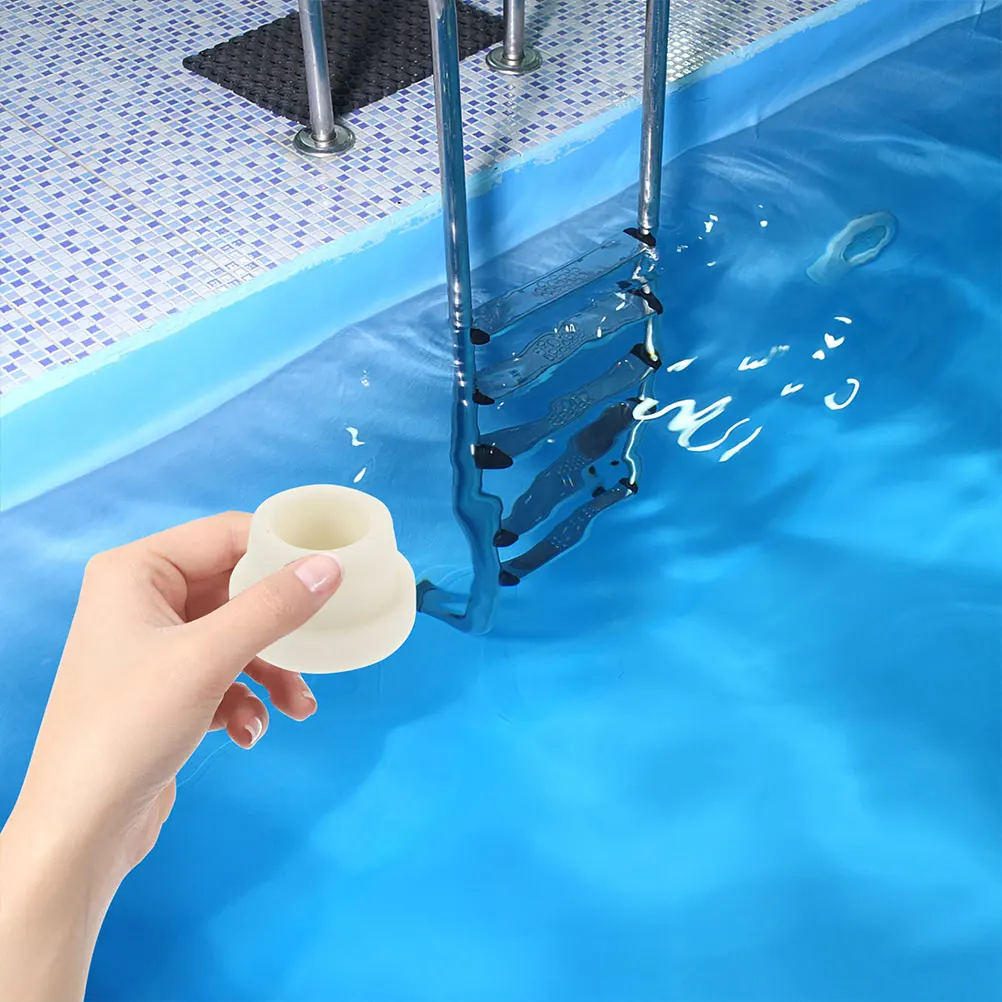 

2Pcs Rubber Pool Ladder Bumpers Nonslip Design Wide Applicability Easy Installation Protective Covers Pool Step Bumpers