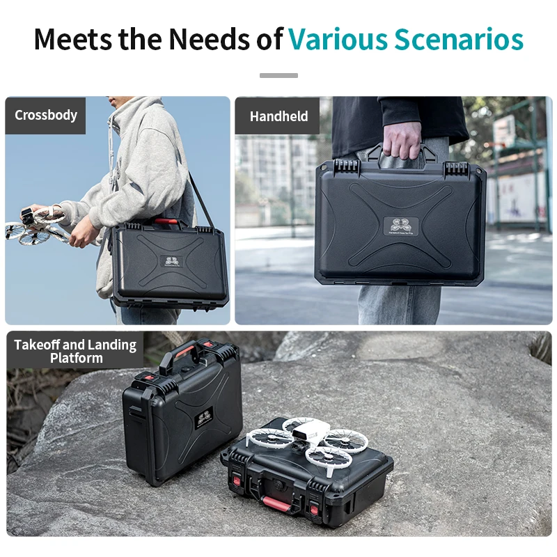 

Кейс для переноски STARTRC для DJI Flip Fly More Combo, кейс для хранения аксессуаров, жесткий кейс для пульта дистанционного управления RC 2/N3