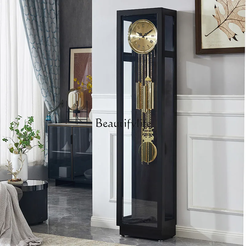 

New Chinese modern simple floor clock Helmler European retro pendulum clock