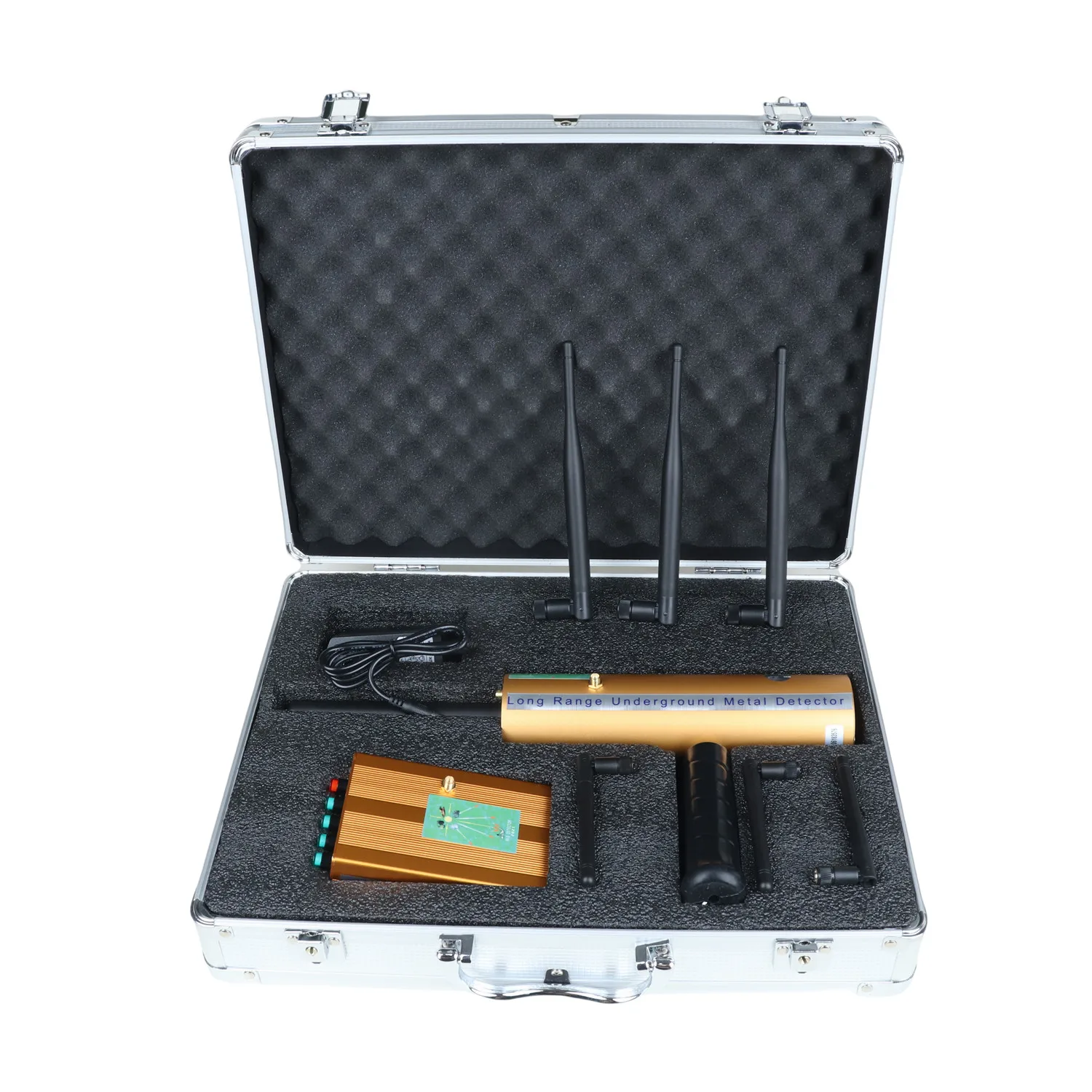 1000m Searching Long Range Gold Silver Detector AKS Searching Device Copper Gold Diamond Locator With Mini Aluminum Box Package