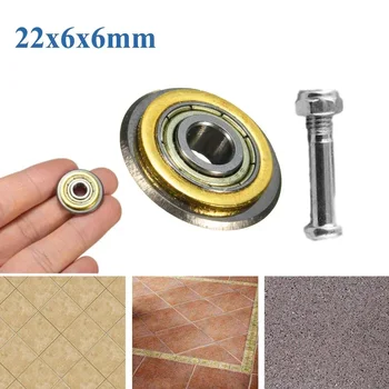 22*6*6mm Lager Cutter Wiel Wolfraamcarbide Tegel Keramische Glas Snijblad Cutter Onderdelen Power gereedschap Accessoires