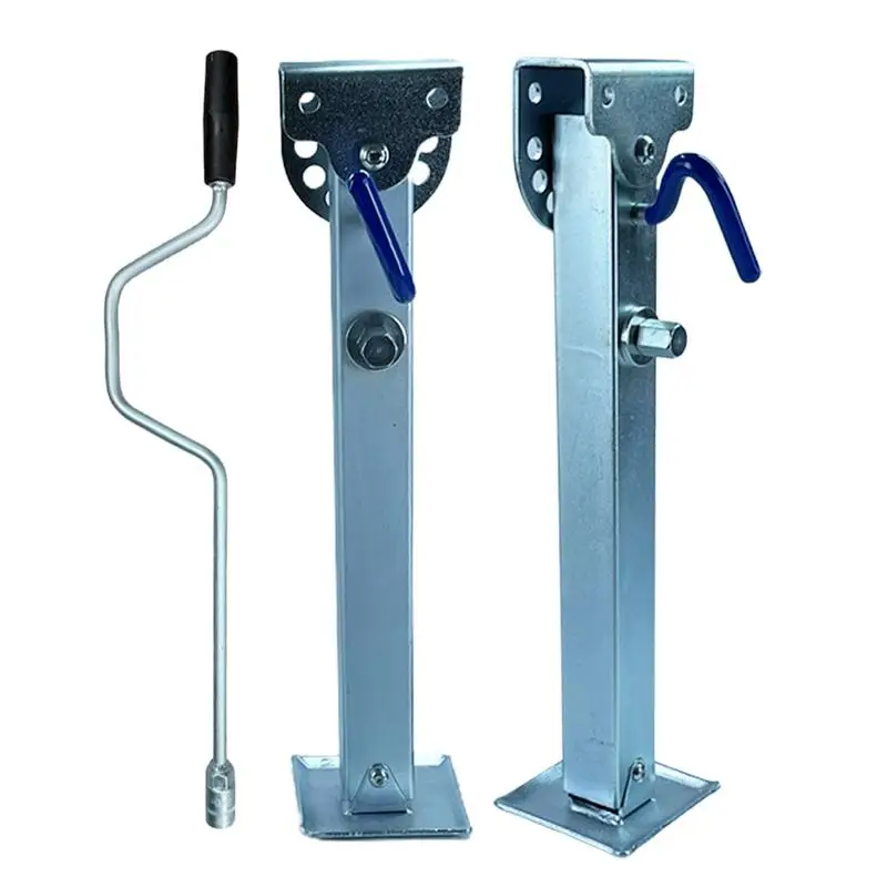 

RV Stabilizer Jacks Telescopic Motorcycle Jack Stand Heavy Duty Motorcycle Trailer Stabilizer Caravan Trailer Support Legs