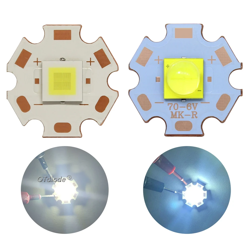 1-10pcs 20W 40W LED 3V 6V 12V Chip XHP70.2 7070 XHP70.HI Lamp Beads1.5A 3A 6A 2000lm 4500lm Cold White For Flashlight accessory