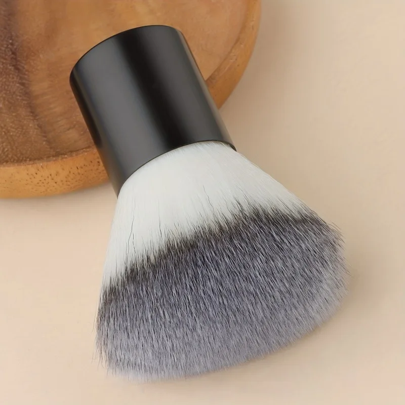 Fluffy Kabuki Brush Makeup Brush for Perfect Foundation, Bronzer, Highlighter, and Blush Application
