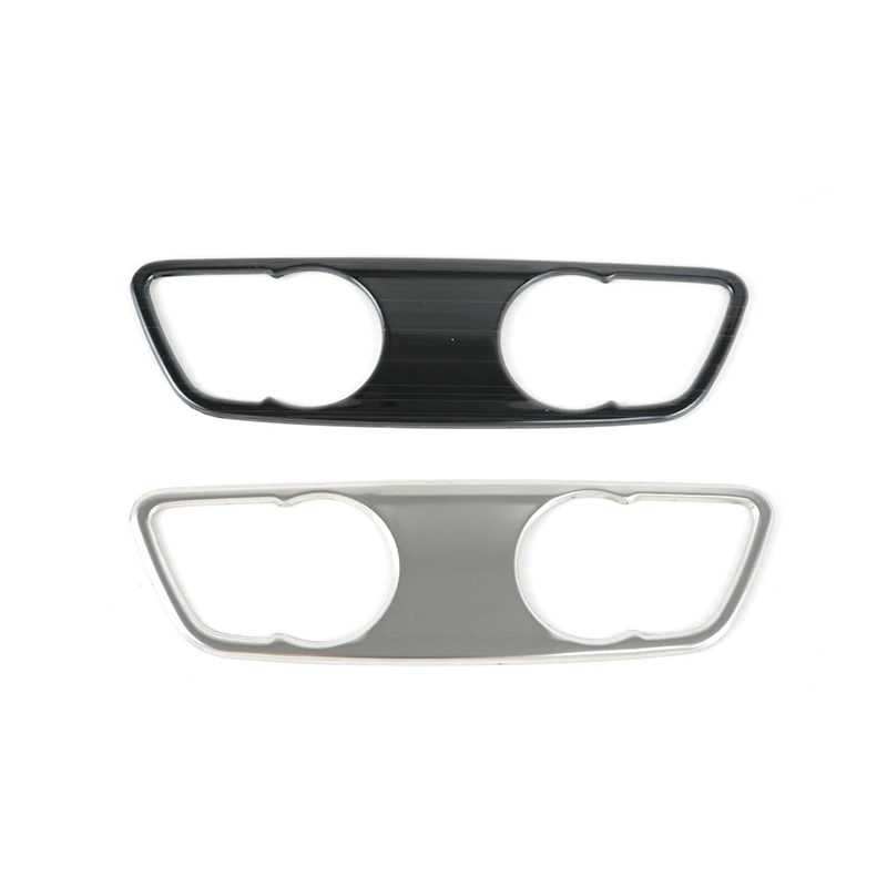 Car Rear Seat Reading Lamp Frame Decoration Sticker Trim For Audi A4 B9 2017-2021 Roof Light Interior Modified Accessory Decals