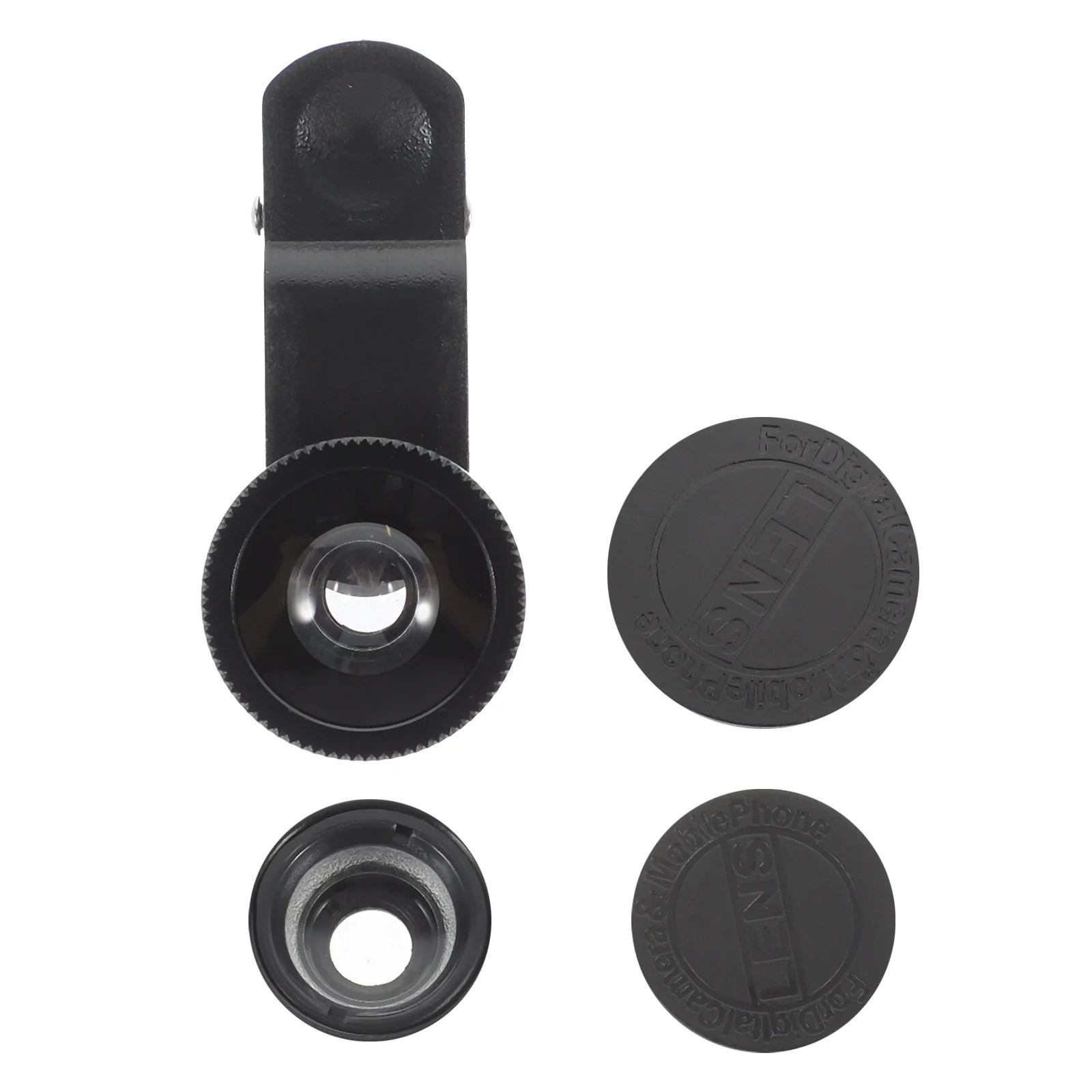 

3 Phone Macro Lens Cellphone Wide Angle Wide-angle Head Clip for Fisheye Video Camera