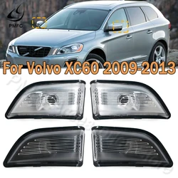 PMFC Car Rearview Mirror Turn Signal Light Indicator Lamp Lens For Volvo XC60 2009 2010 2011 2012 2013 31217288 31217289