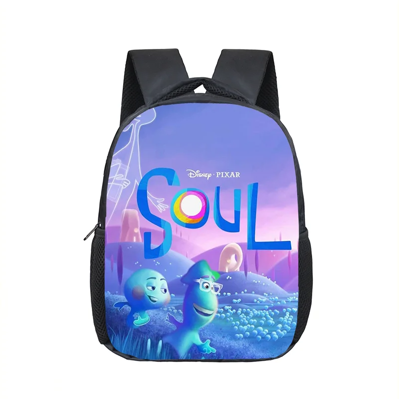 

12 inch Disney Soul Movie Kindergarten Infantile Small Backpack for Kids Baby Cartoon School Bags Children Gift