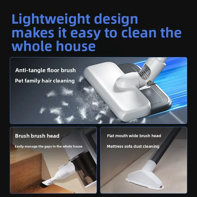 Konka Handheld Vacuum Cleaner High Suction Sweeping Mopping 3 in 1 Wireless Lightweight