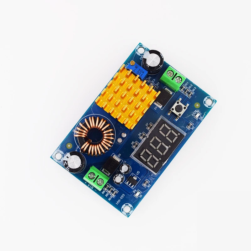 Dc 4v-35v כדי dc 5v-45v מודול דחיפה דיגיטלית voltmeter DC-DC צעד מעלה מודול להגביר את לוח ממיר 5a כוח מתכוונן עבור מתח